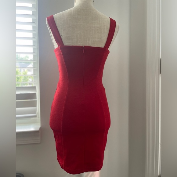 Alythea Bandage Red Mini Dress - Picture 8 of 10